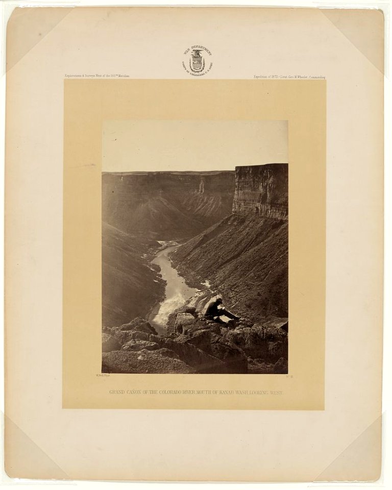 Grand Cañon of the Colorado River, mouth of Kanab Wash, looking west - W. Bell, phot. LCCN2007684811