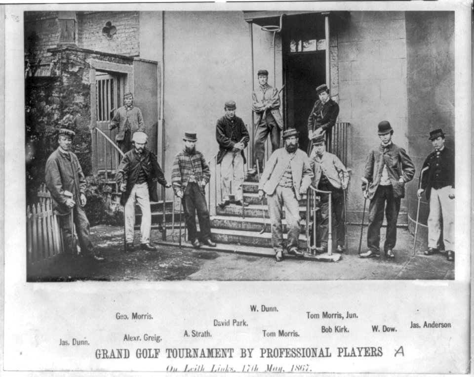 Grand golf tournament by professional players on Leith Links, 17th May 1867 LCCN99471604
