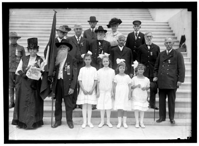 GRAND ARMY OF THE REPUBLIC ADAMS, DR. JOHN M., OF CINCINNATI, OHIO; MONFORT, E.R., CAPT., U.S.A.; McELROY, JOHN, COL., U.S.A.; CARR, REV. HORACE M., OF KANSAS LCCN2016866594
