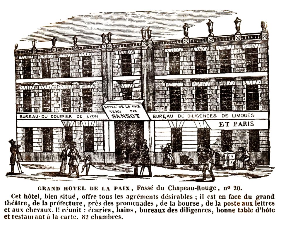 Grand Hôtel de la Paix, XIXe siècle, Bordeaux