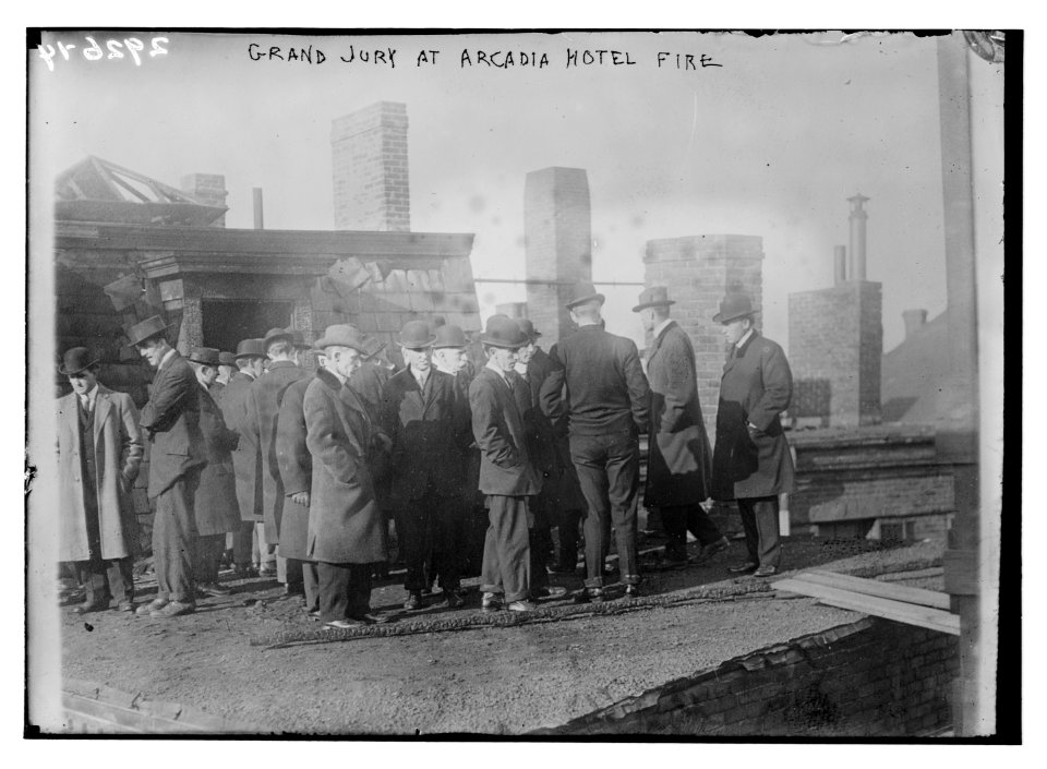 Grand Jury at Arcadia hotel fire LCCN2014694943