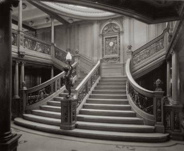 Grand Staircase aboard the RMS Olympic (William H. Rau 1911) photo