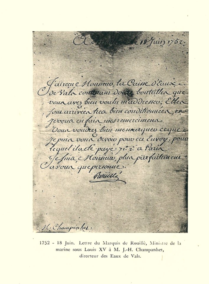 G.-L. Arlaud-recueil Vals Saint Jean-lettre du marquis de Rouillé