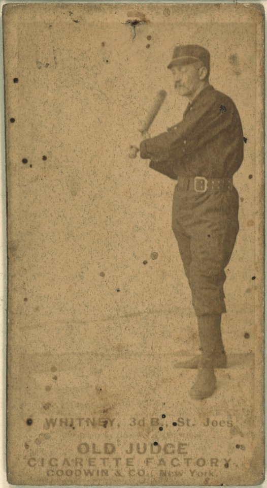 G. Whitney, St. Joseph Team, baseball card portrait LCCN2008675213