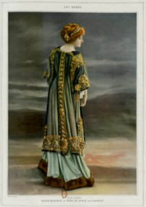 Grand manteau et robe de diner par Redfern 1908