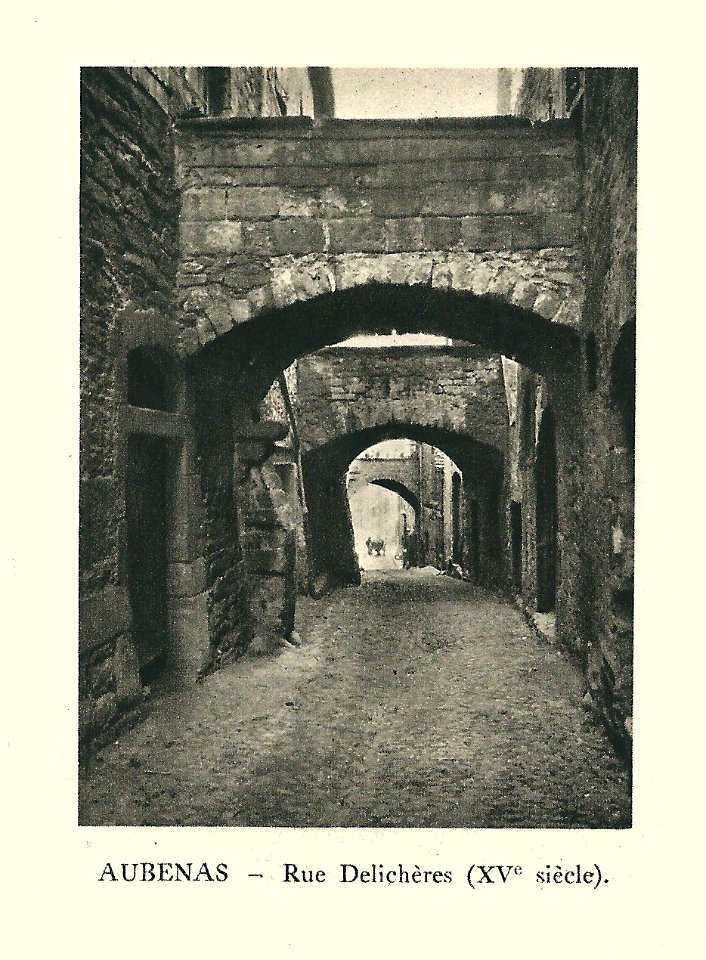 G.-L. Arlaud-recueil Vals Saint Jean-Aubenas, rue Delichères