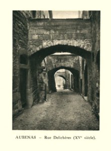 G.-L. Arlaud-recueil Vals Saint Jean-Aubenas, rue Delichères