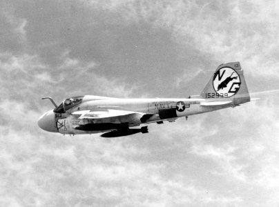 Grumman A-6A Intruder of VA-35 in flight on 21 June 1968 (K-52396)