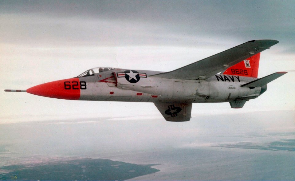 Grumman F11F-1 Tiger in flight c1950s