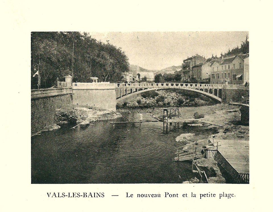 G.-L. Arlaud-recueil Vals Saint Jean-Vals, nouveau pont & petite plage