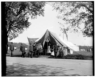 G.A.R. encampment, Oct. 1902, Hdq. Tent LCCN2016844464