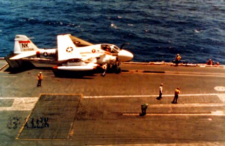 Grumman KA-6D Intruder of VA-196 aboard USS Enterprise (CVN-65) on 13 April 1978 (428-GX-K-119874)