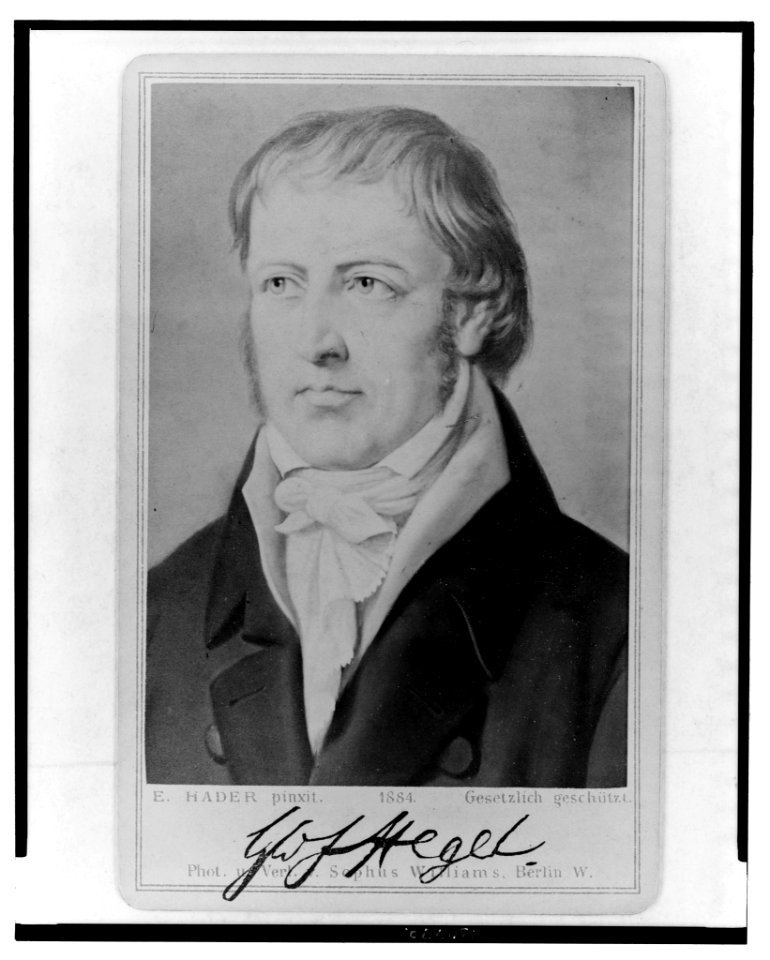 G. W. F. Hegel 3c30772u original