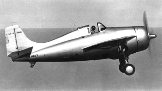 Grumman XF4F-5 Wildcat in flight 1940