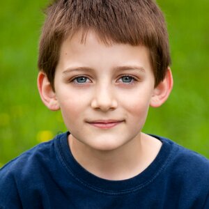 Portrait boy smile