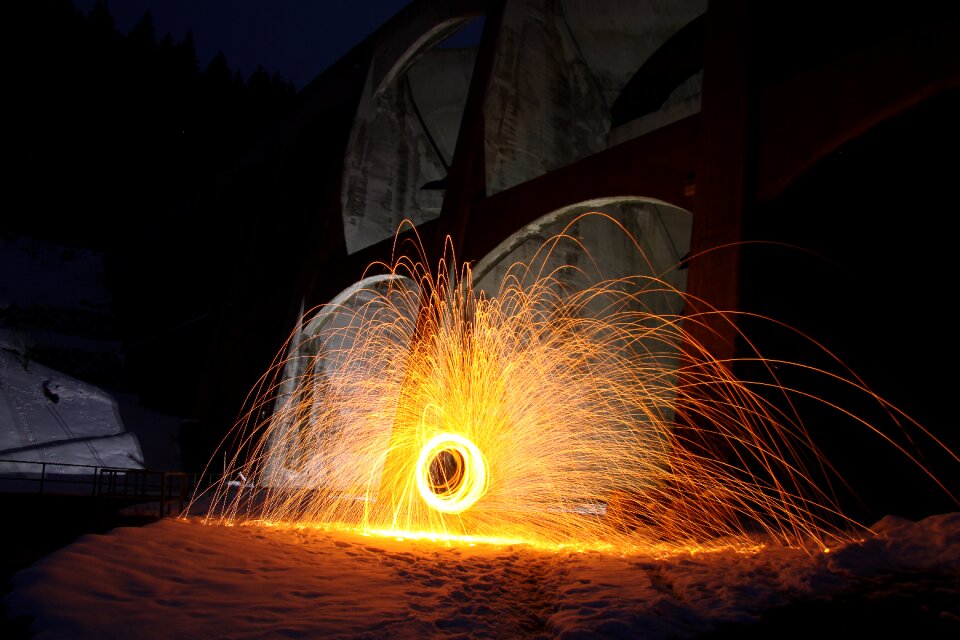 Fire radio light effect