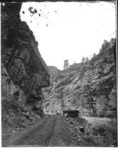 Hanging Rock, Clear Creek Canyon. Jefferson County, Colorado. - NARA - 516742 photo