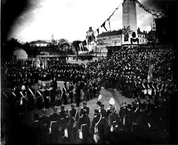 Grundsteinlegung Reichsgericht Leipzig 1888