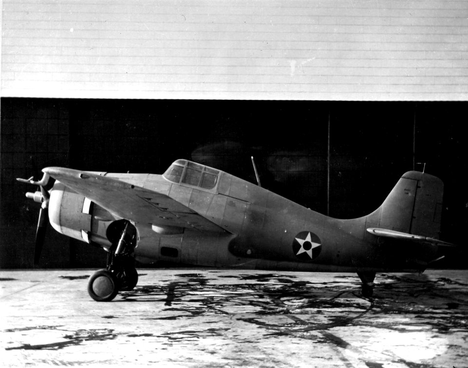 Grumman F4F-7 reconnaissance plane in 1942