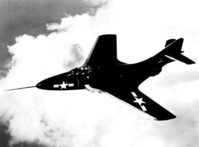 Grumman F9F-6 in flight 1952