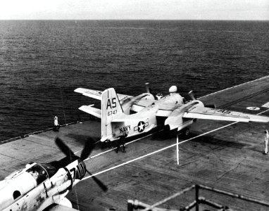 Grumman S2F-1 Tracker of VS-31 aboard USS Wasp (CVS-18), in 1961