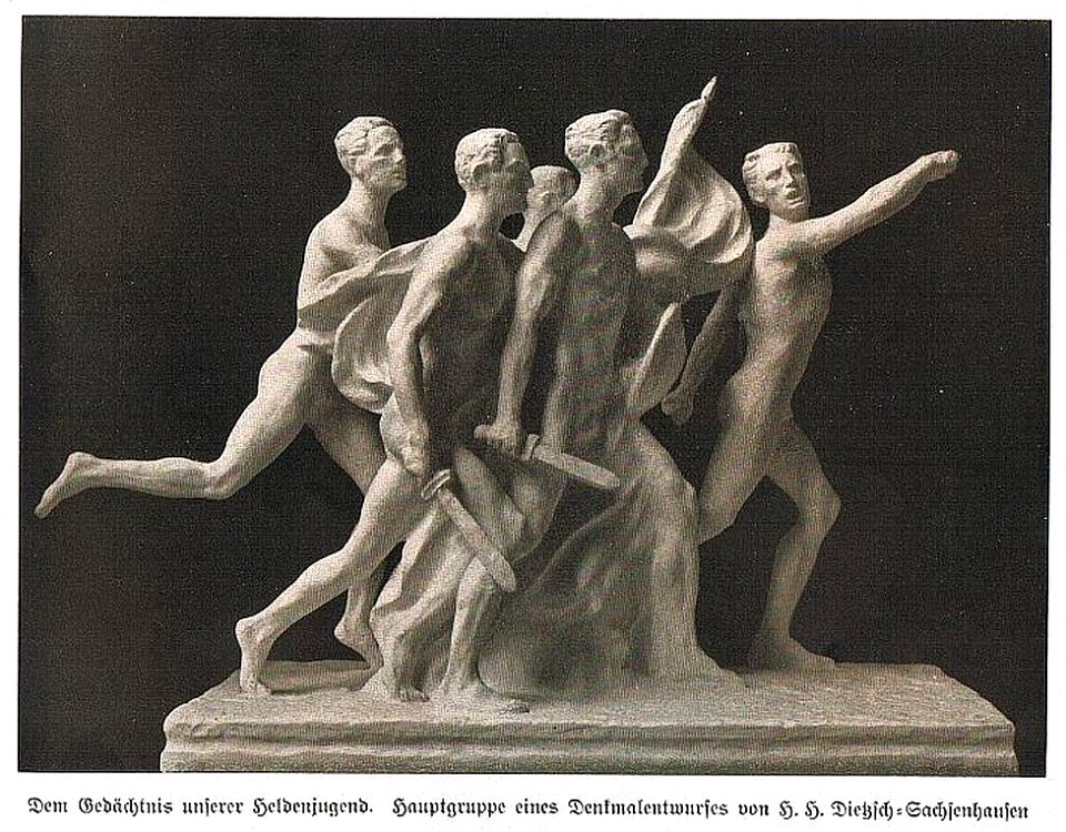 Hans Hubert Dietzsch-Sachsenhausen - Dem Gedächtnis unserer Heldenjugend, 1926