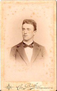 Hans Ludewig auf einem Foto von Chr. Barth, Tübingen
