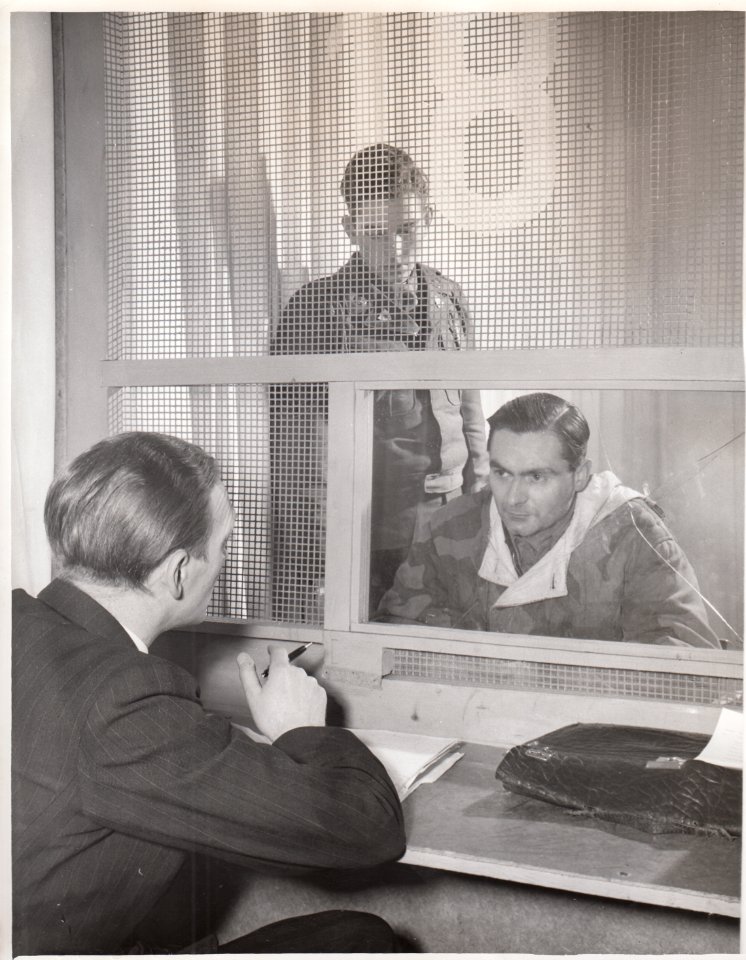 Hans Wolfgang Romberg with attorney Dr. Vorwerk