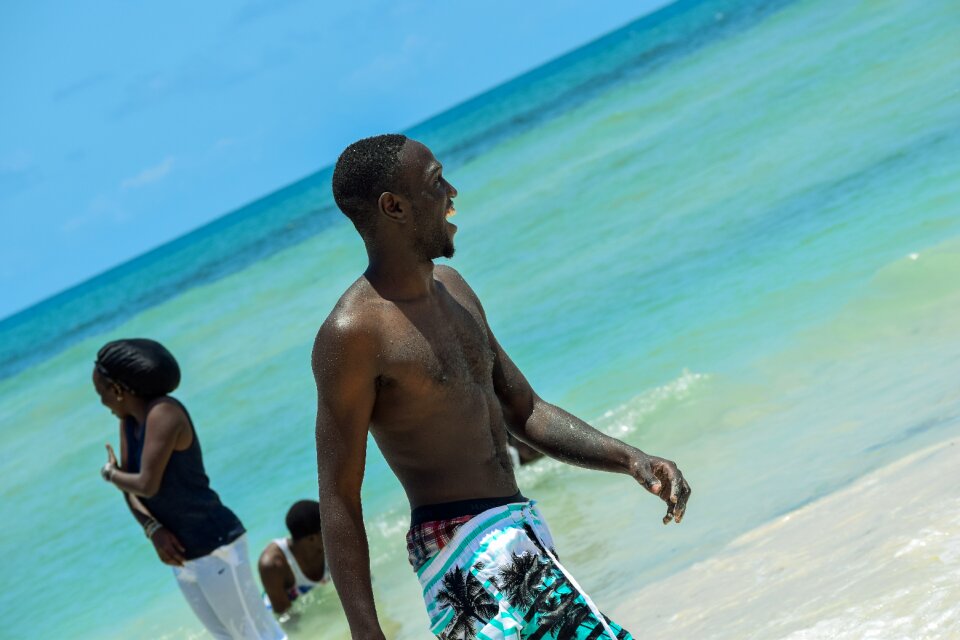 People leisure beach