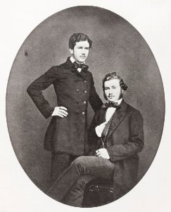 HANS OCH WALTHER VON HALLWYL, år 1859 - Hallwylska museet - 89067