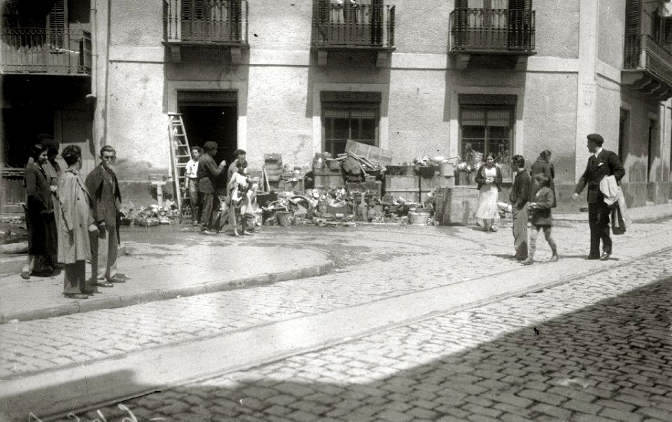 Inundaciones en la localidad Errenteria (5 de 12) - Fondo Car-Kutxa Fototeka