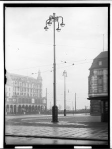 HANSif1149 Lichtmast auf dem Rathausmarkt