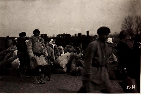 Heimkehrende Auswandernde in Wladimir-Wolynskij. (21-III.1918.) (BildID 15713636)