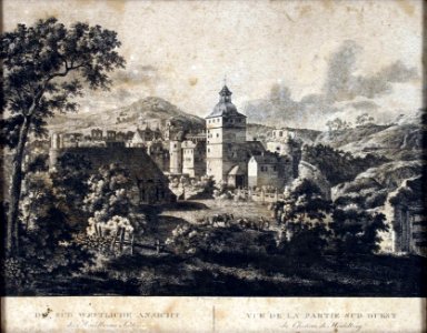 Heidelberger Schloss-westliche Ansicht-1806