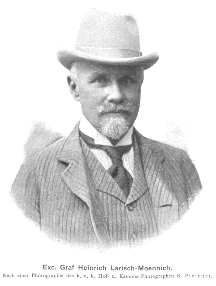 Heinrich Larisch Moennich 1901 Pietzner