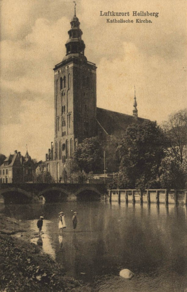 Heilsberg, Ostpreußen - Kath. Kirche (Zeno Ansichtskarten)