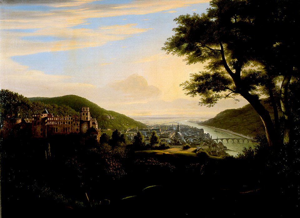 Heidelberger Schloss von Christian Philipp Koester ca 1818
