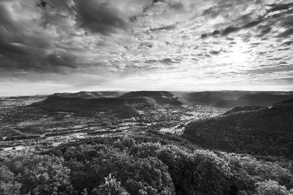 Outlook landscape swabian alb