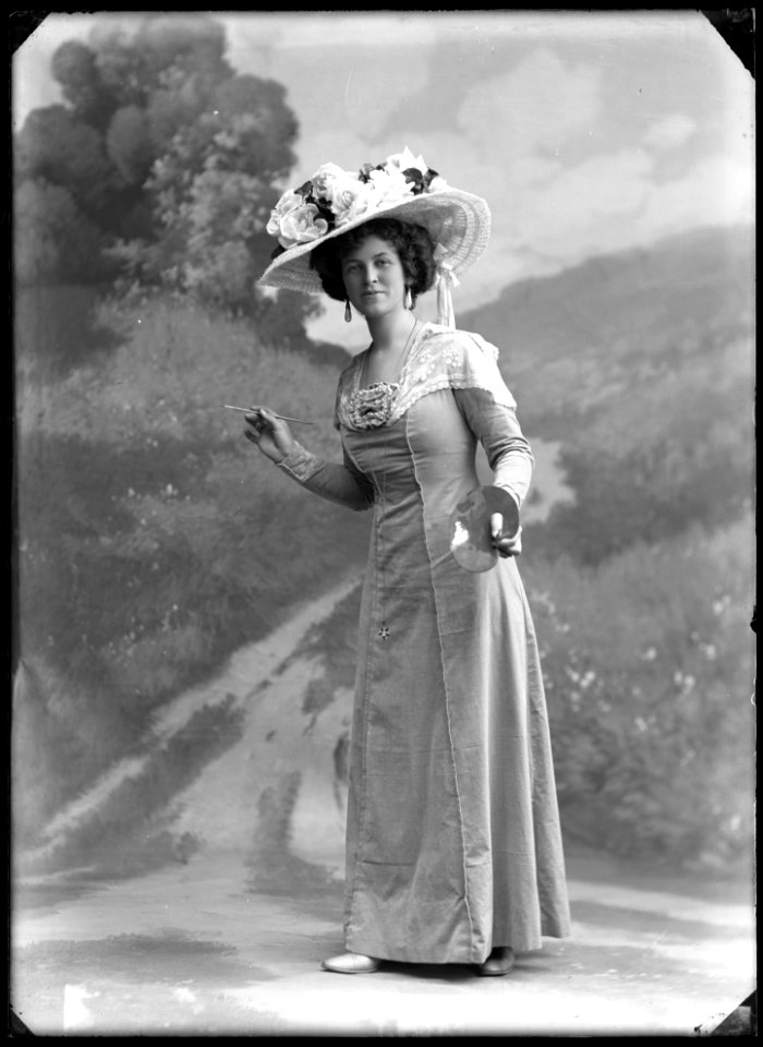 Hilma Matsson in Bykomtessen at Operett-teatern 1909 - SMV - GM015