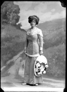 Hilma Matsson in Bykomtessen at Operett-teatern 1909 - SMV - NM012