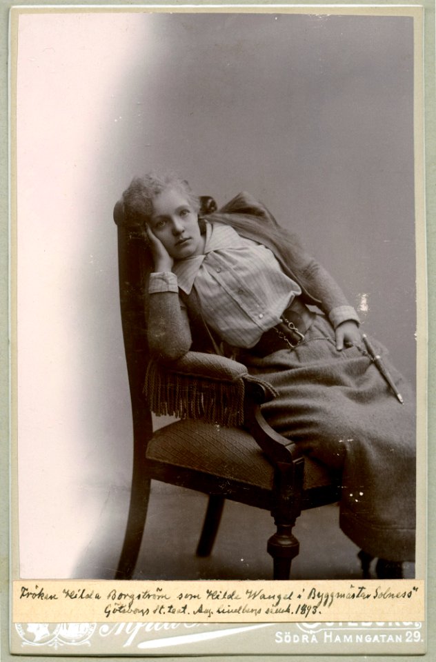 Hilda Borgström, rollporträtt - SMV - H1 199