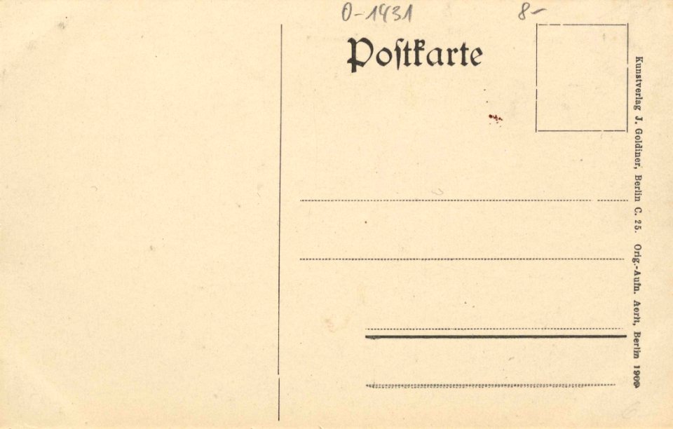 Himmelpfort, Brandenburg - Stadtansicht (back) (Zeno Ansichtskarten)