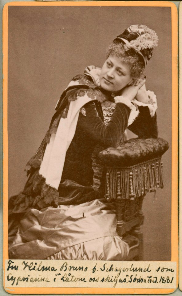 Hilma Bruno, rollporträtt - SMV - H2 041