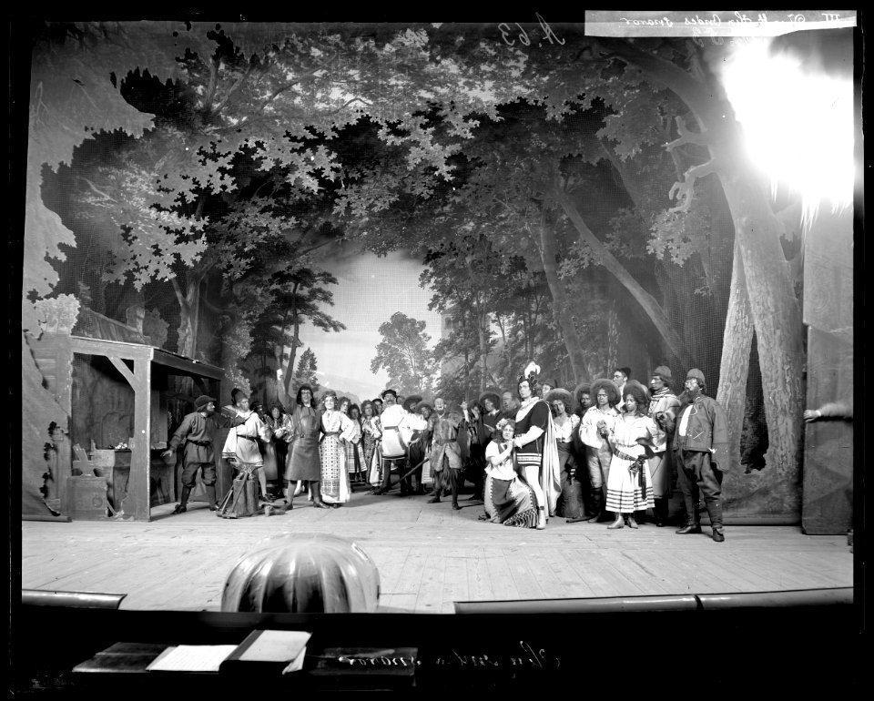 Hin ondes snaror, Svenska teatern 1900. Föreställningsbild - SMV - SvT099