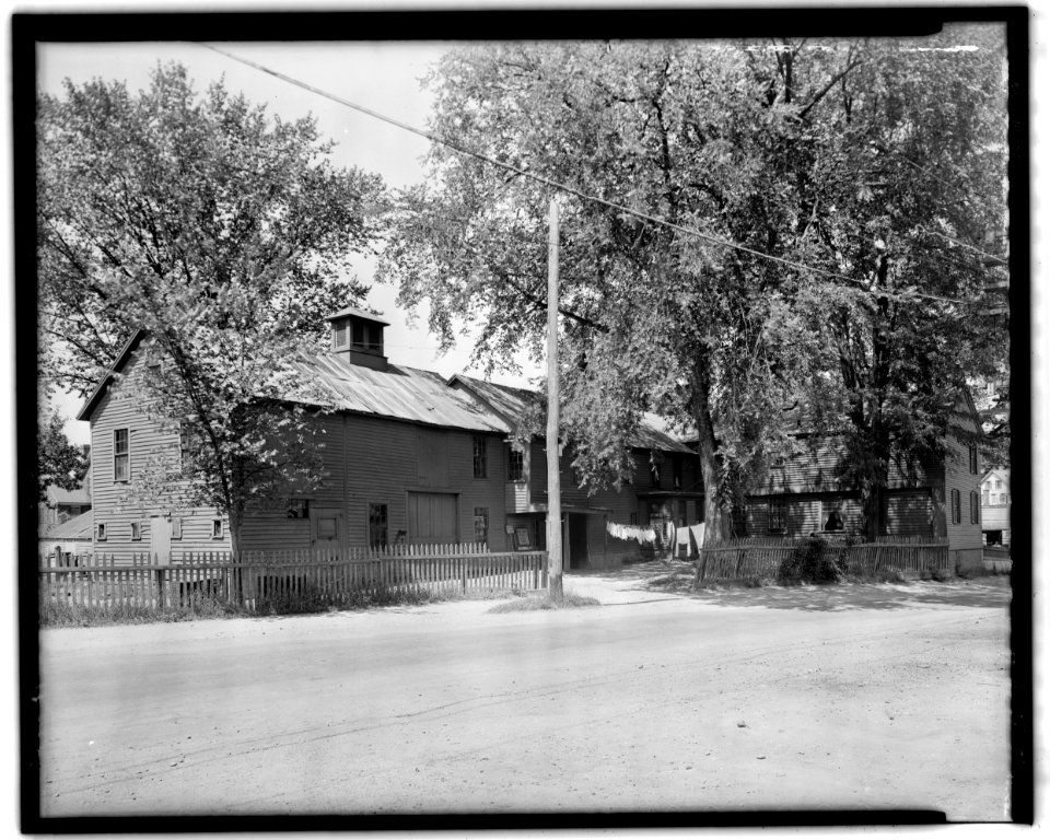 Historical American Buildings Survey L. C. Durette, Photographer July 27, 1936 GENERAL VIEW LOOKING NORTH - Gilman Garrison, Water and Clifford Streets, Exeter, Rockingham County, NH HABS NH,8-EX,2-4