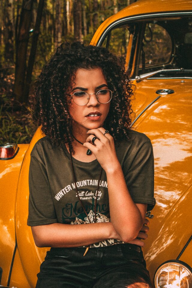 People girl curly