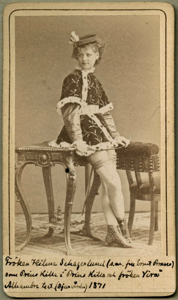 Hilma Schagerlund, rollporträtt - SMV - H2 033
