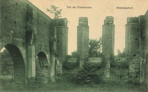 Himmelpfort, Brandenburg - Kloster, Innere Westwand der Kirchenruine (Zeno Ansichtskarten)