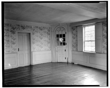 Historical American Buildings Survey L. C. Durette, Photographer Oct. 18, 1936 CORNER CUPBOARD-EAST ROOM 1st FLOOR - Colonel Paul Wentworth House, Dover Street (moved to MA, Dover HABS NH,9-SALFA,1-21