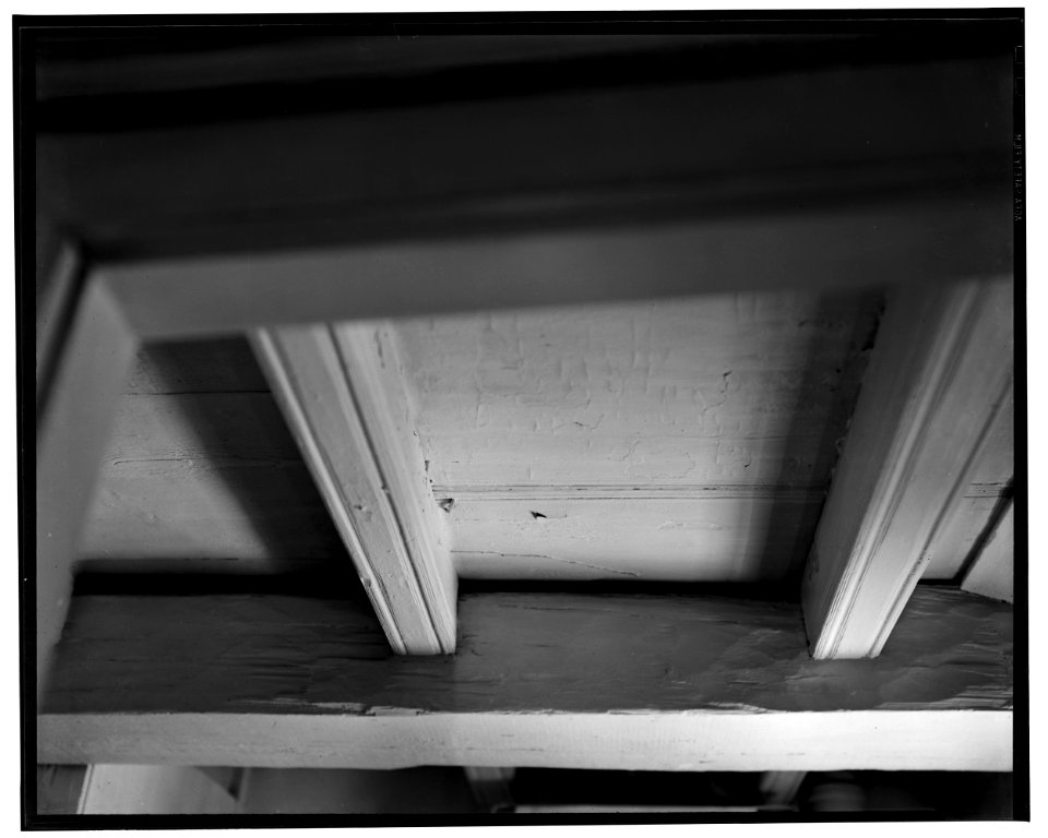 Historical American Buildings Survey L. C. Durette, Photographer Sept. 22, 1936 CEILING OF BATH NO. 2 - Gilman Garrison, Water and Clifford Streets, Exeter, Rockingham County, NH HABS NH,8-EX,2-18